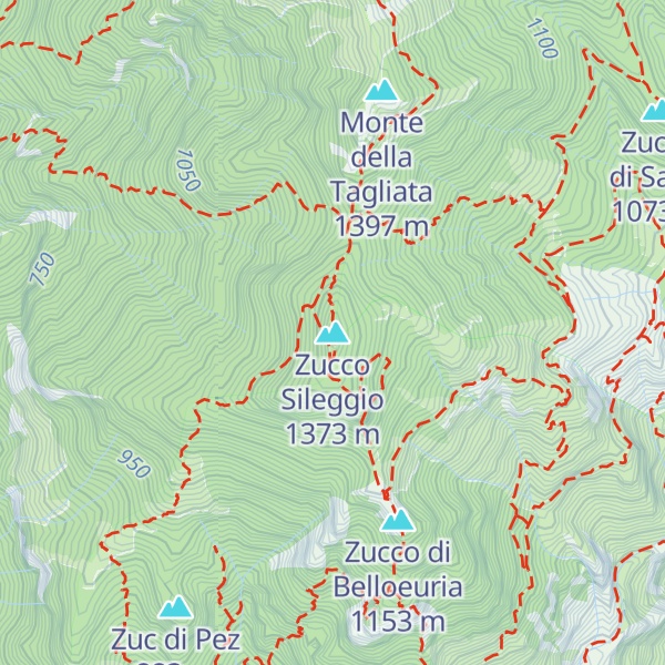 Map of Zucco Sileggio
