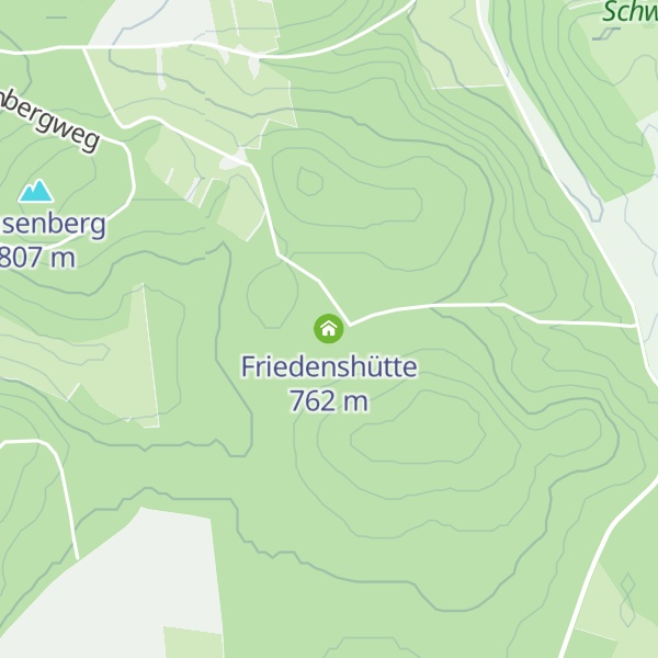 Map of Friedenshütte