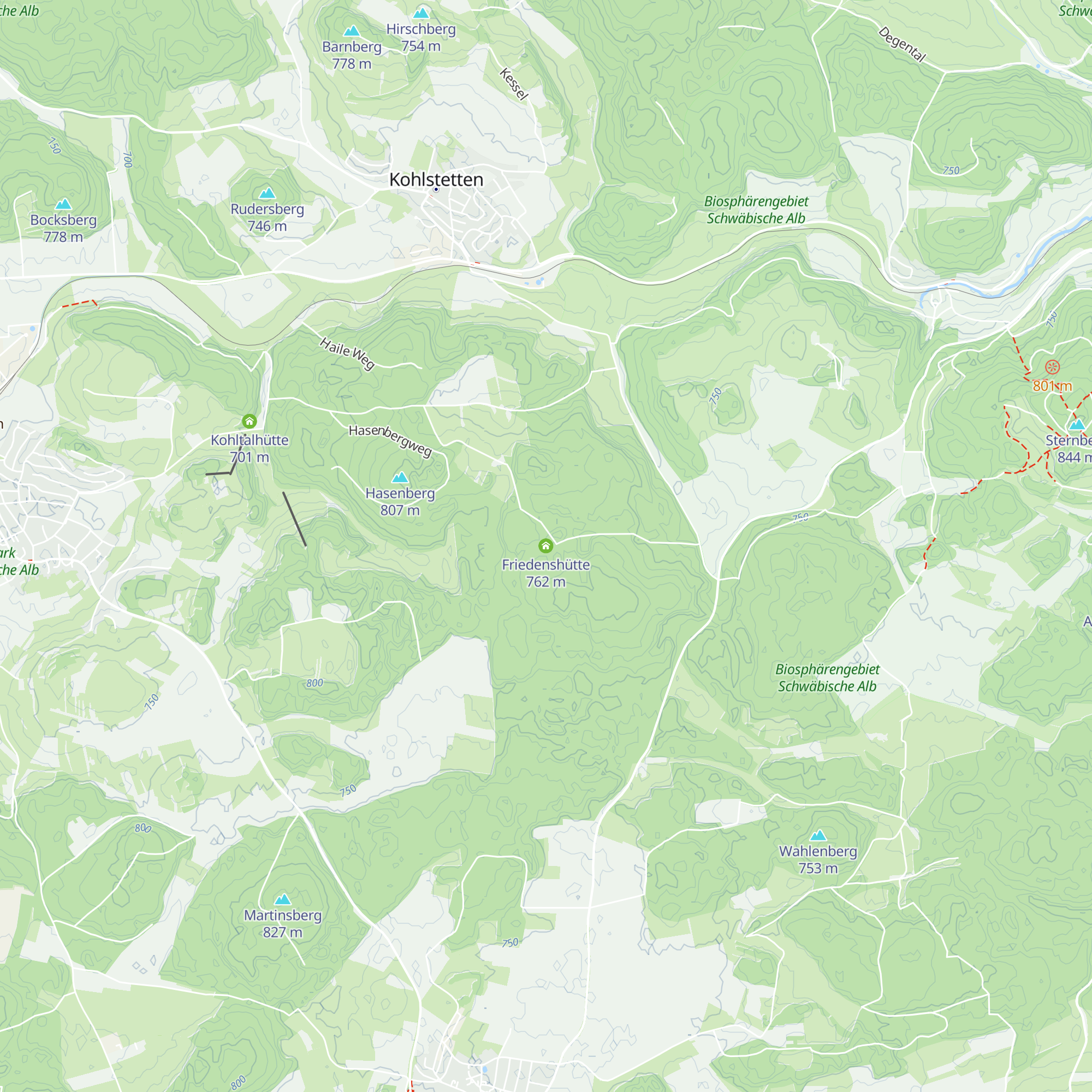Friedenshütte map