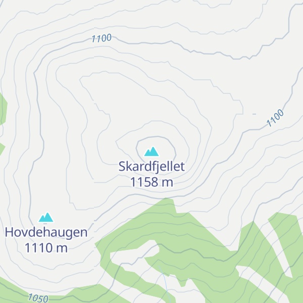 Map of Skardfjellet
