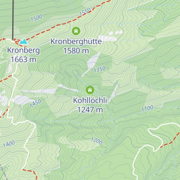 Map of Kohllöchli