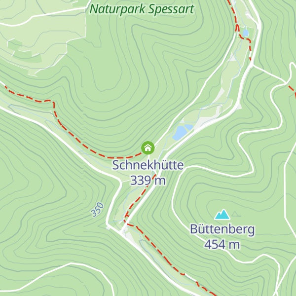 Map of Schnekhütte