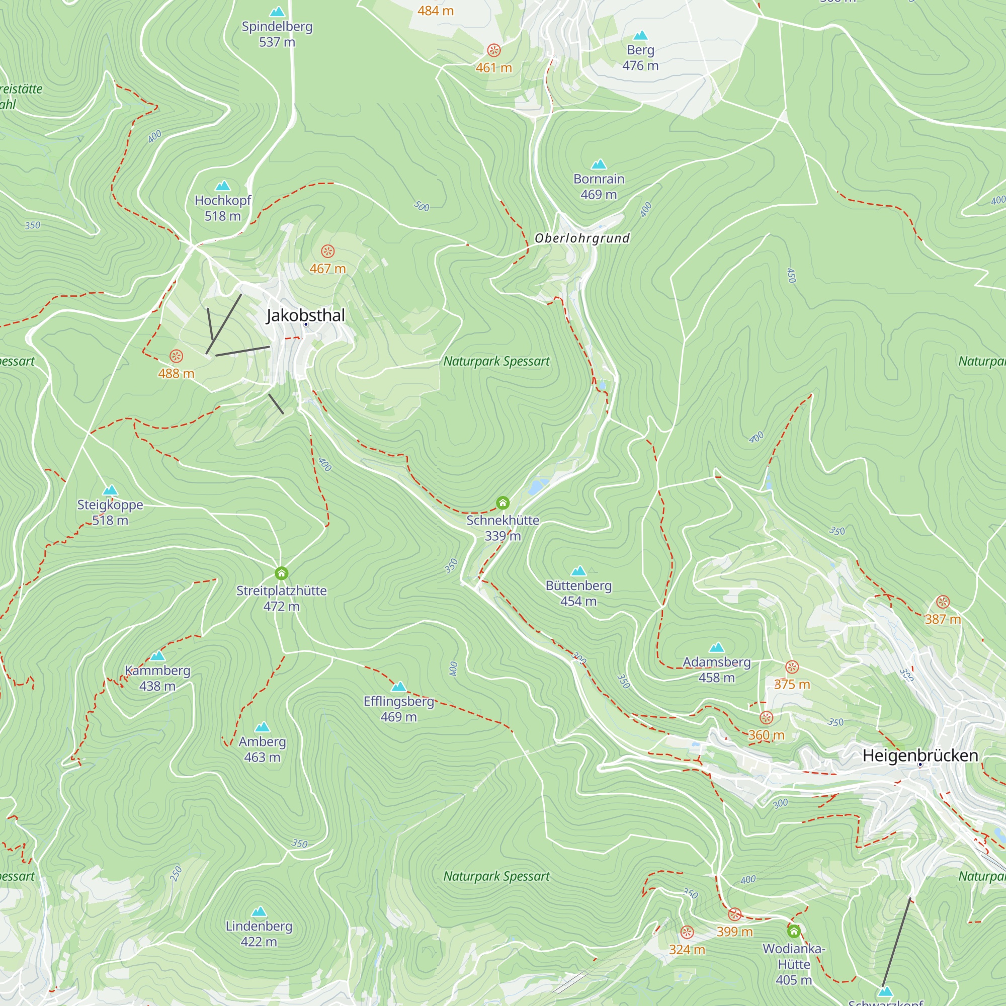 Schnekhütte map