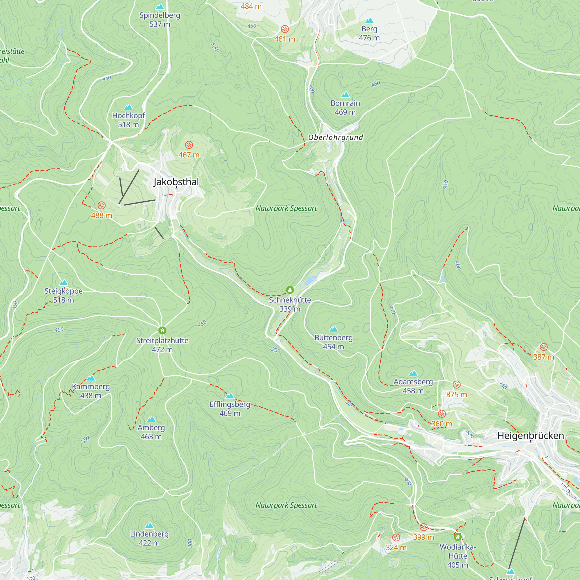 Schnekhütte map