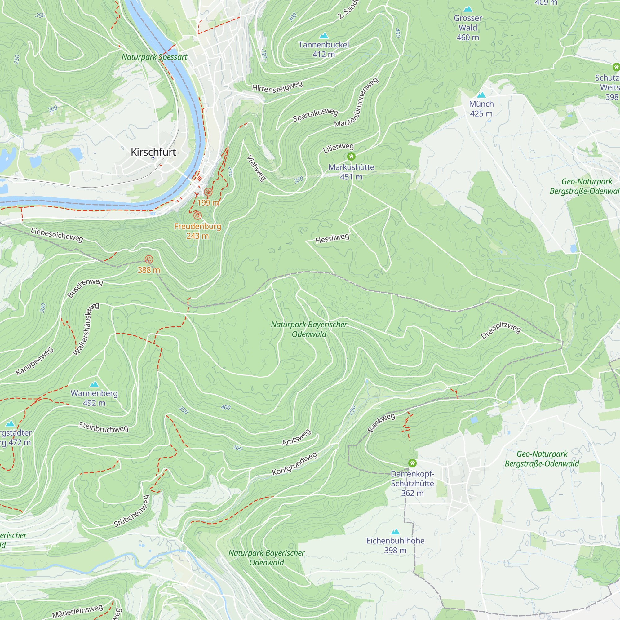 Winterhelt-Hütte map