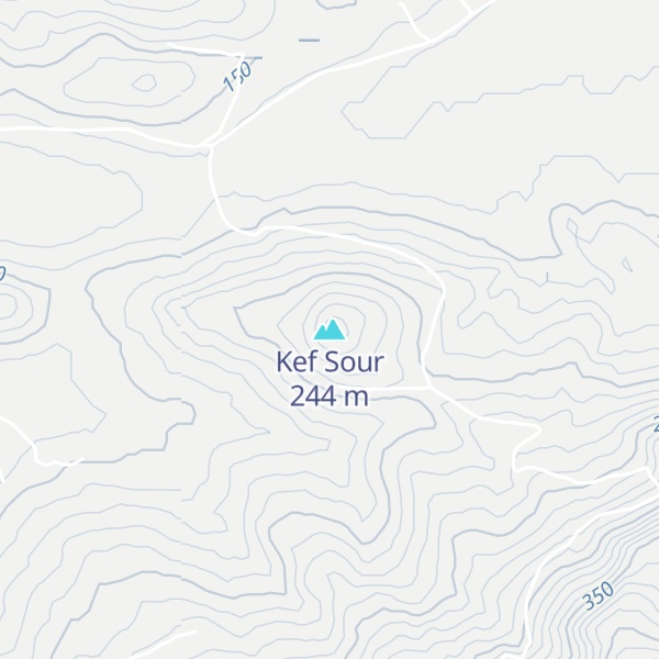 Map of Kef Sour