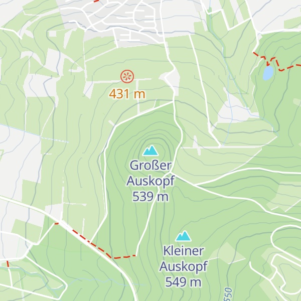 Map of Großer Auskopf