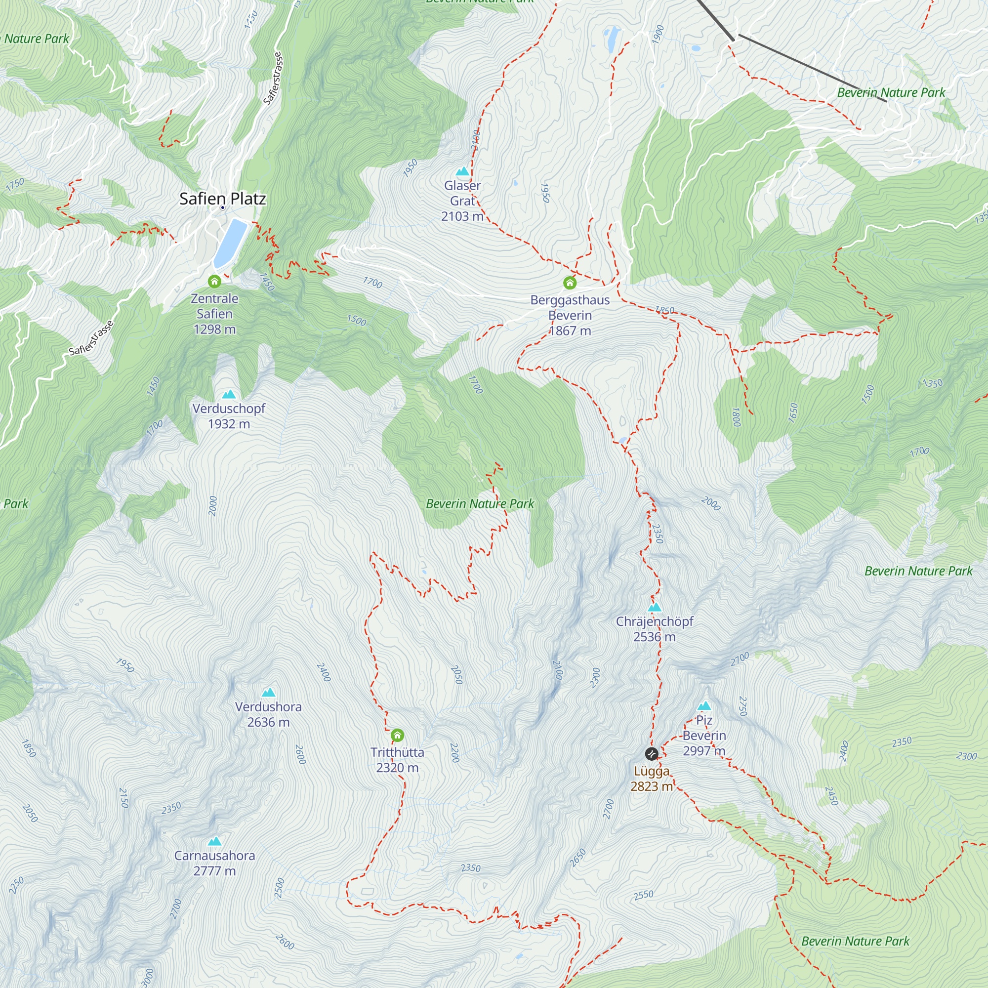 Carnusahütte map