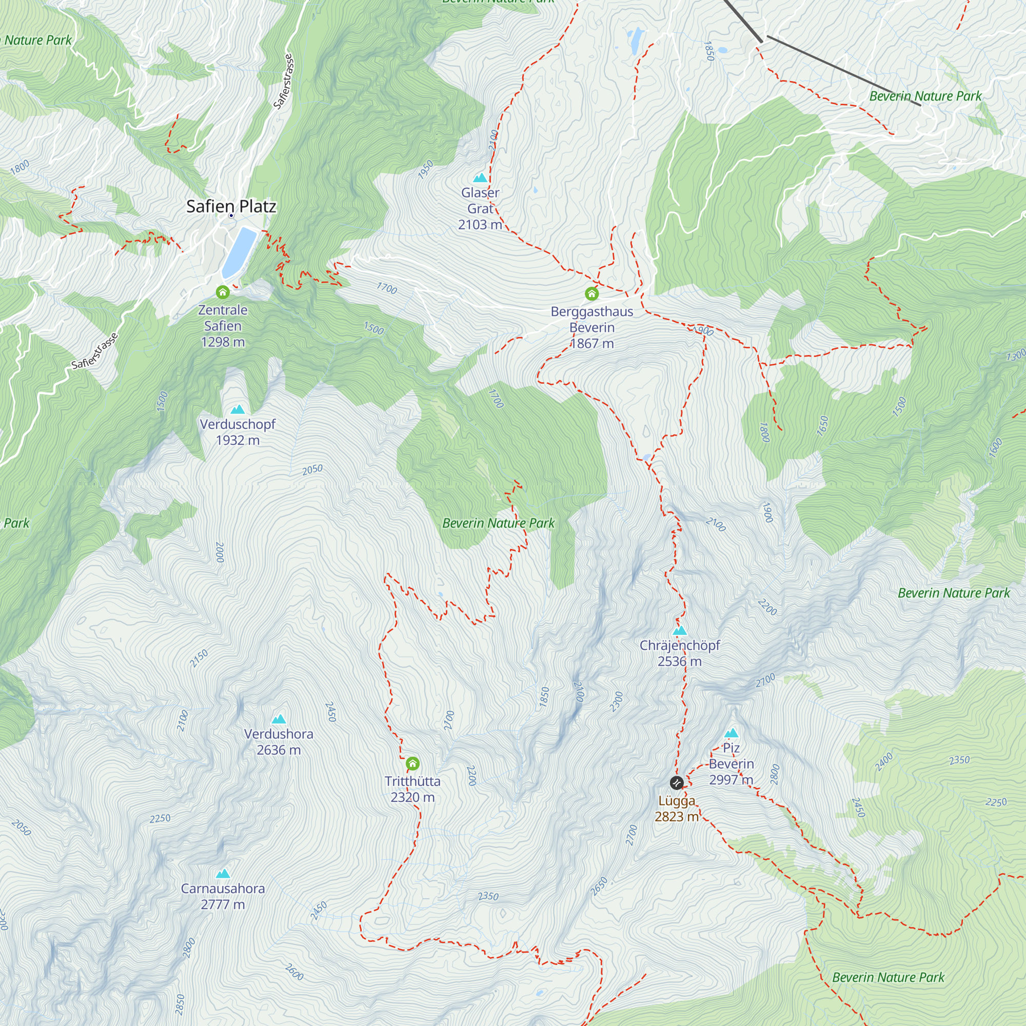 Carnusahütte map