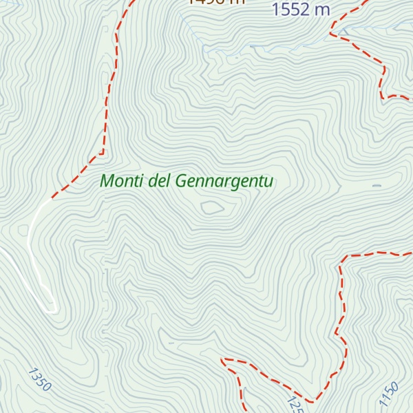 Map of Punta Corra Cherbina