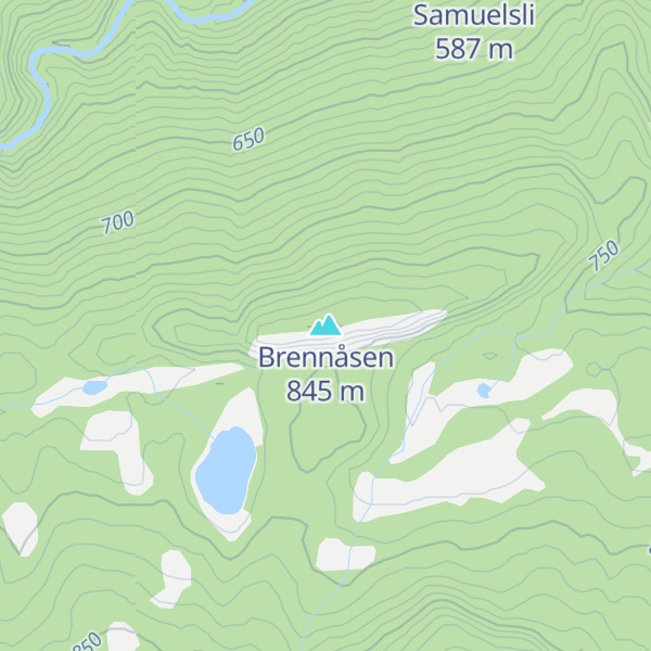 Map of Brennåsen