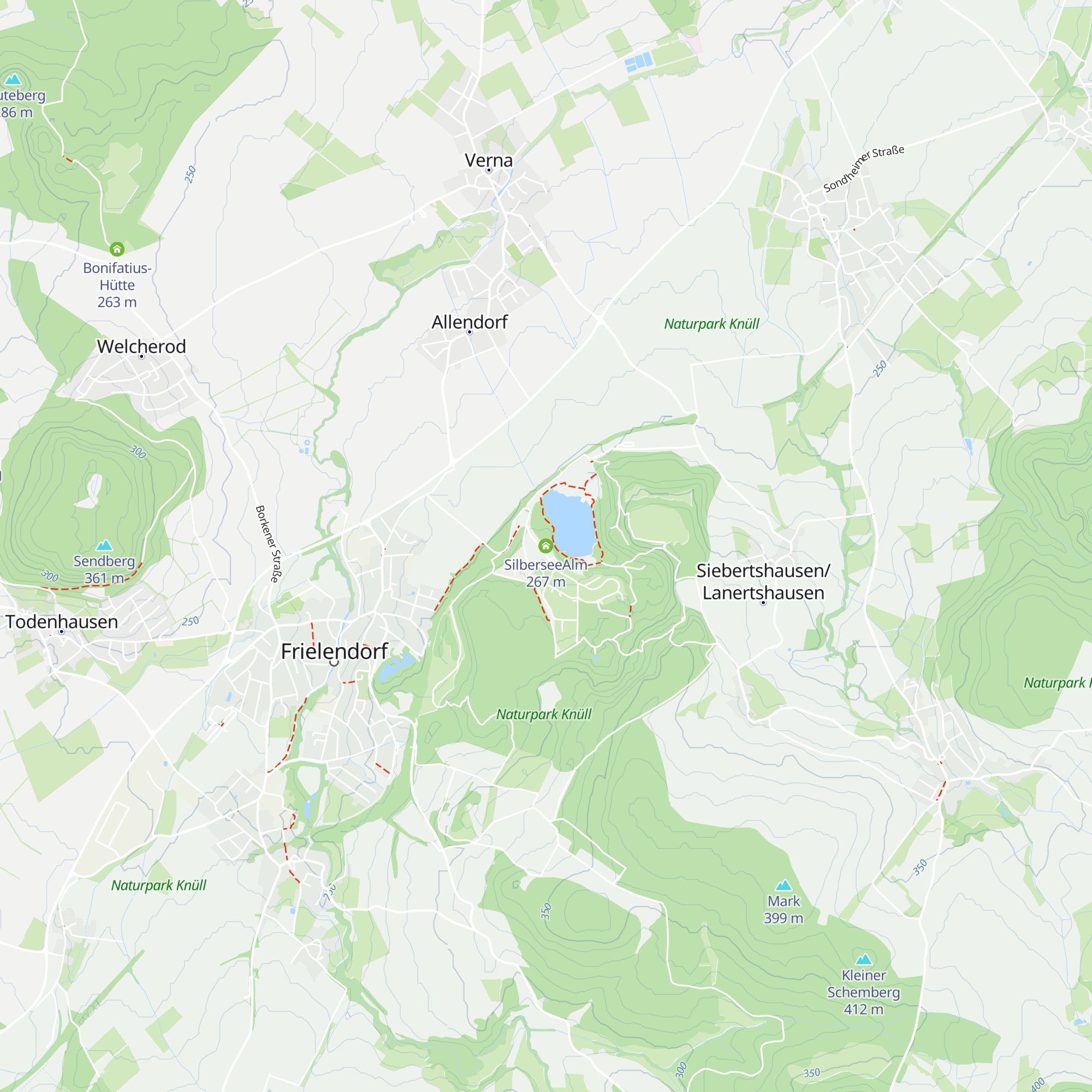 SilberseeAlm map