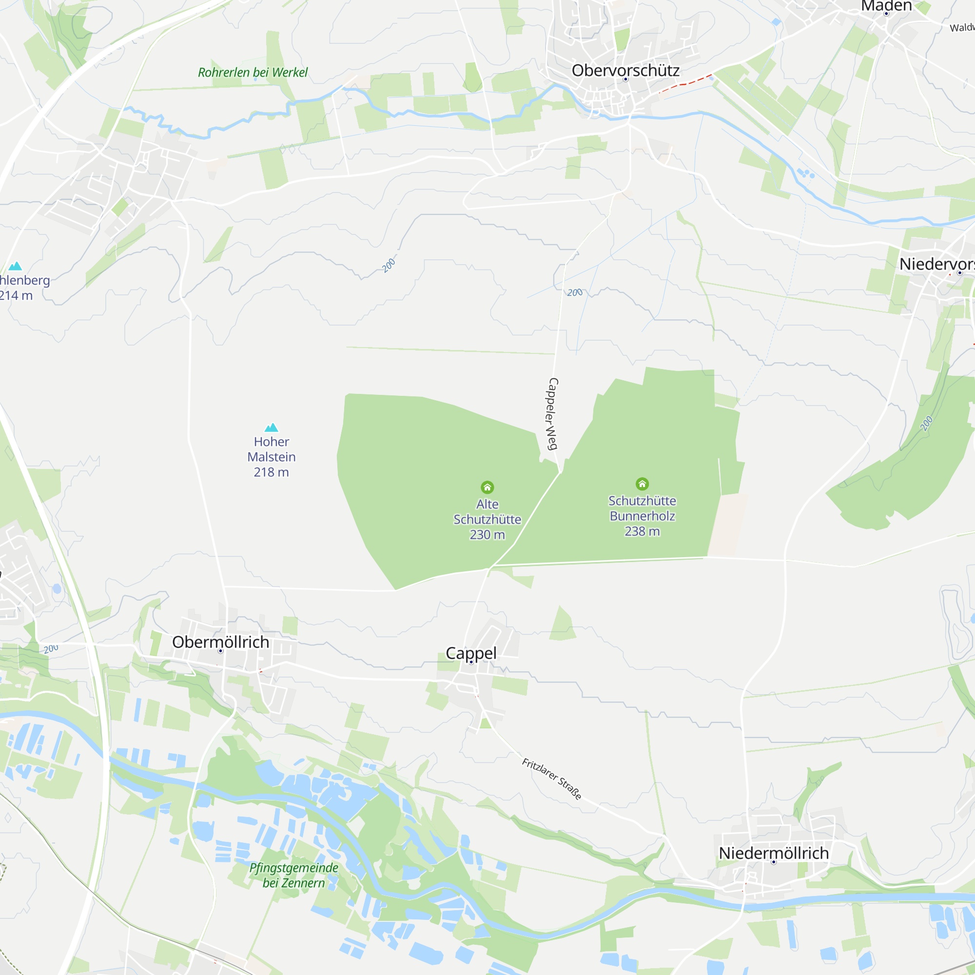 Alte Schutzhütte map
