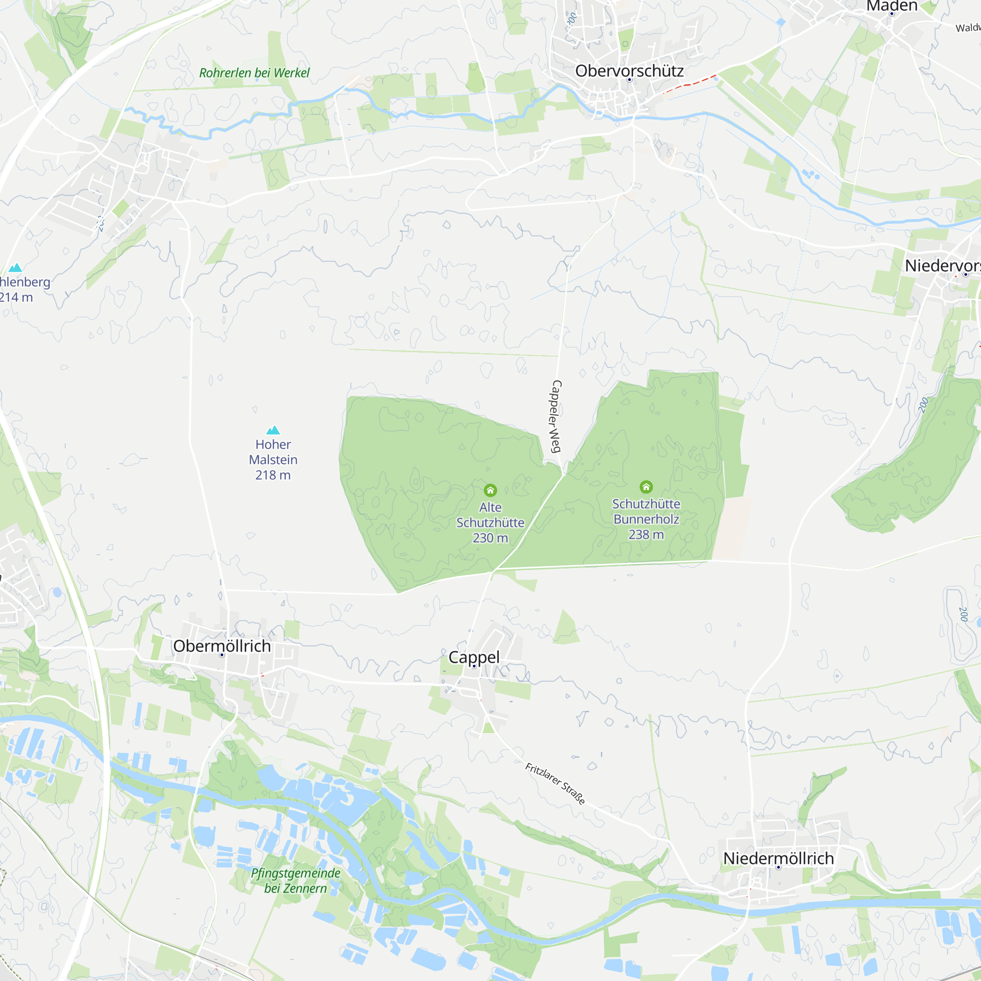 Alte Schutzhütte map