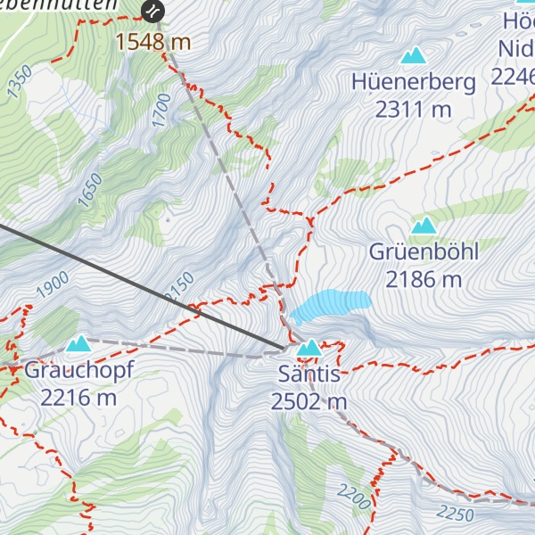 Map of Girenspitz
