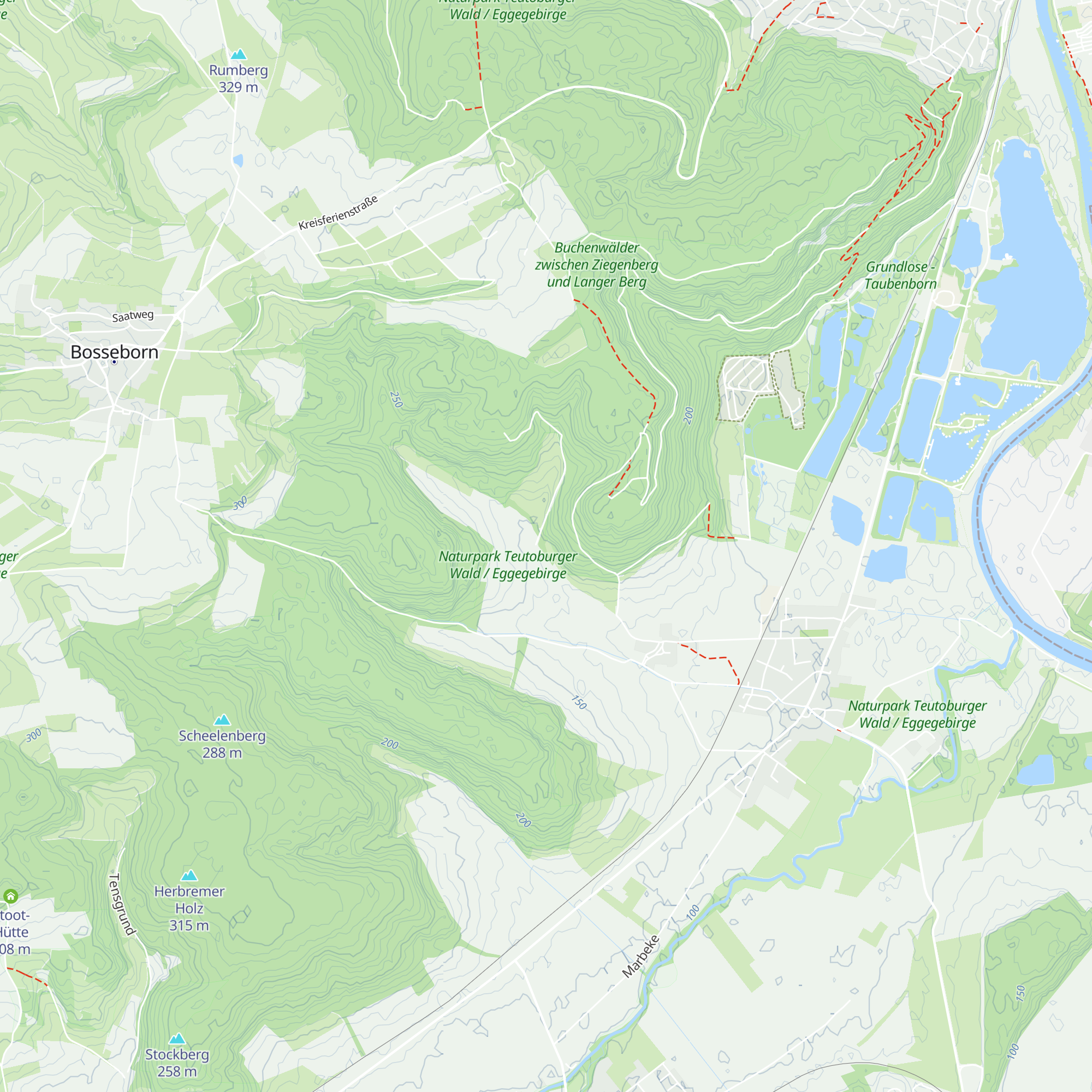 Ohrentalhütte map