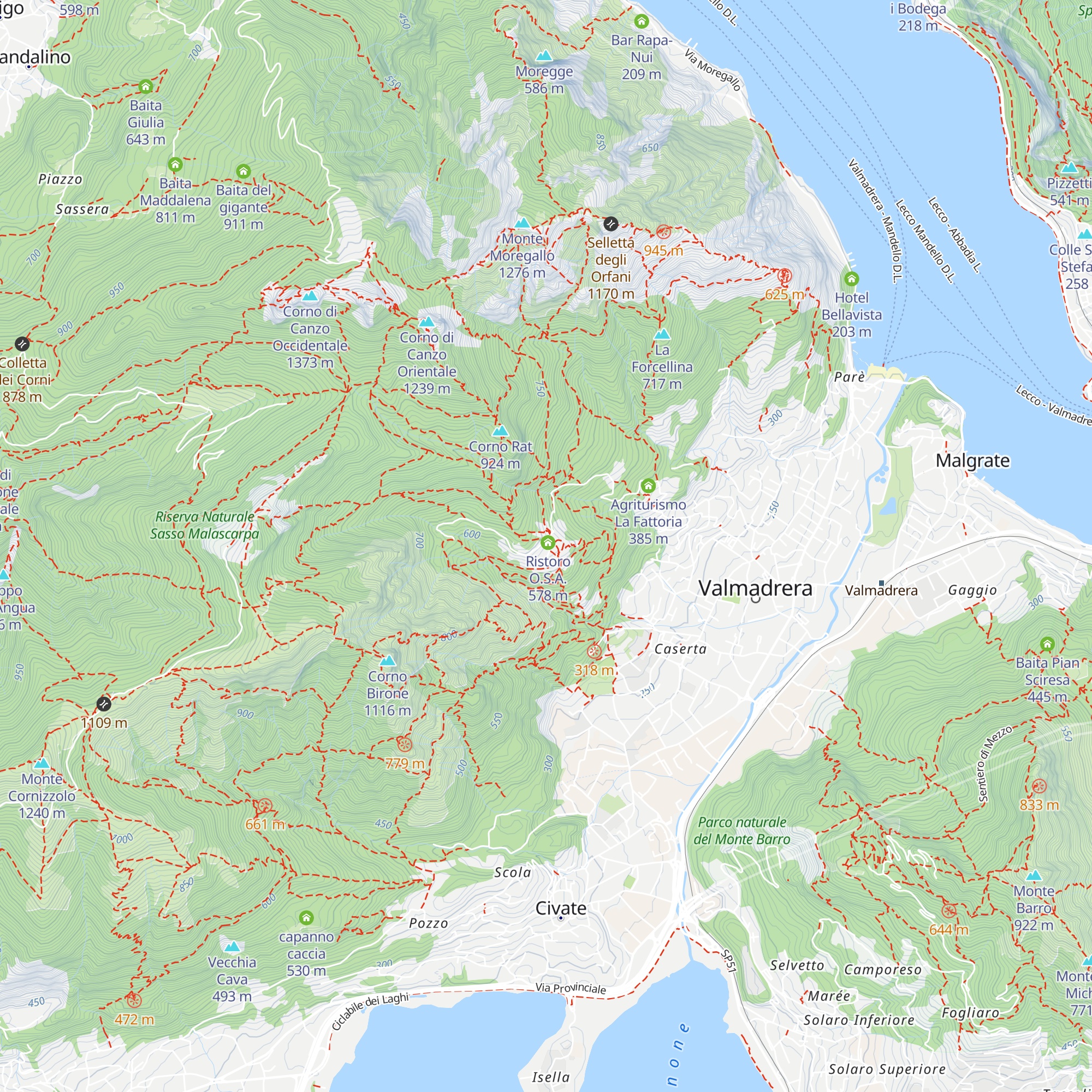 Agriturismo Rusconi map