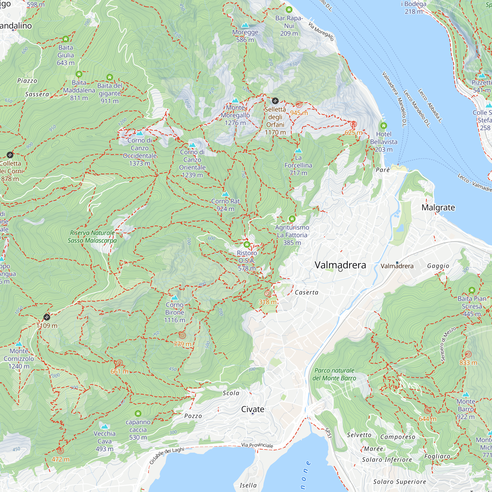 Agriturismo Rusconi map