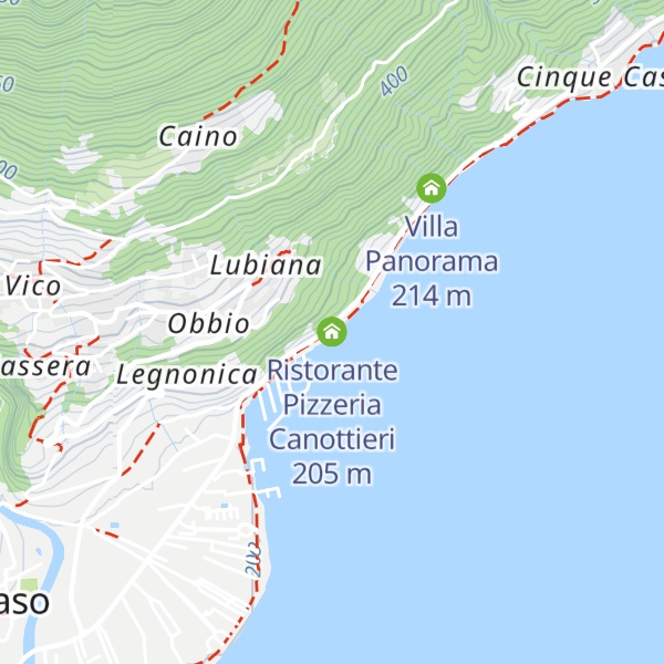 Map of Ristorante Pizzeria Canottieri