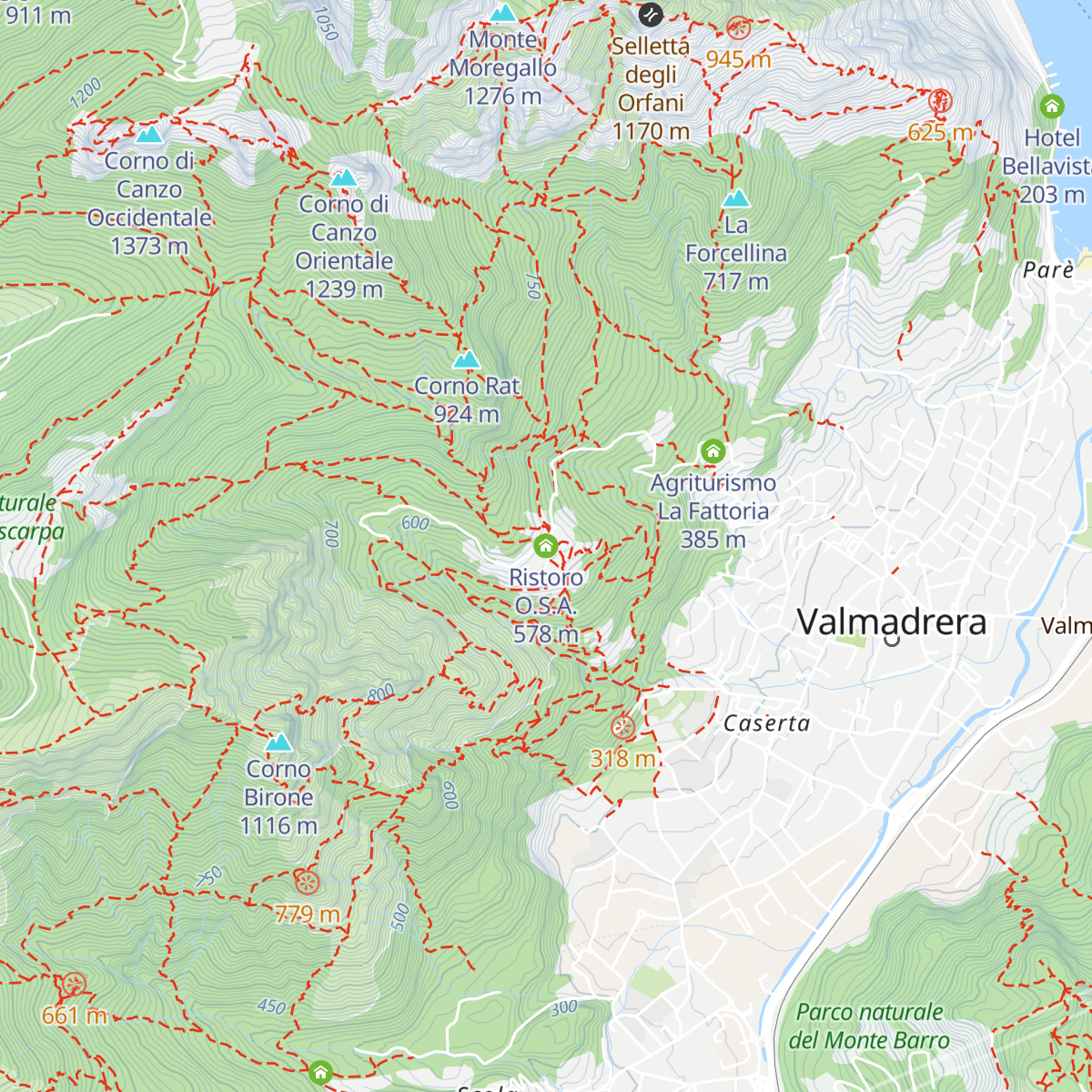 Ristoro O.S.A. map