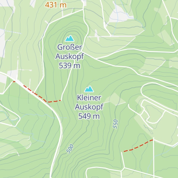 Map of Kleiner Auskopf