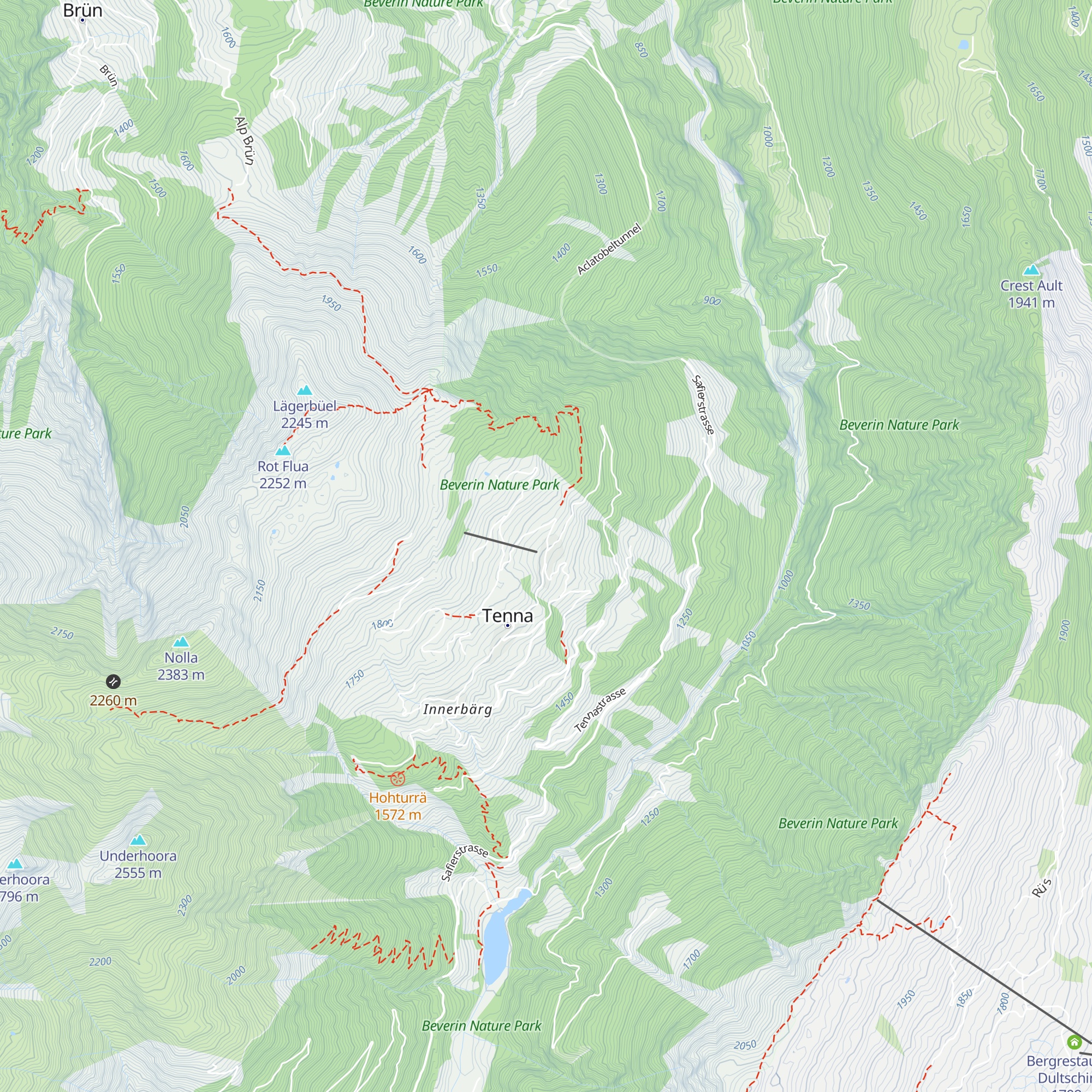 Pistenbeizli map
