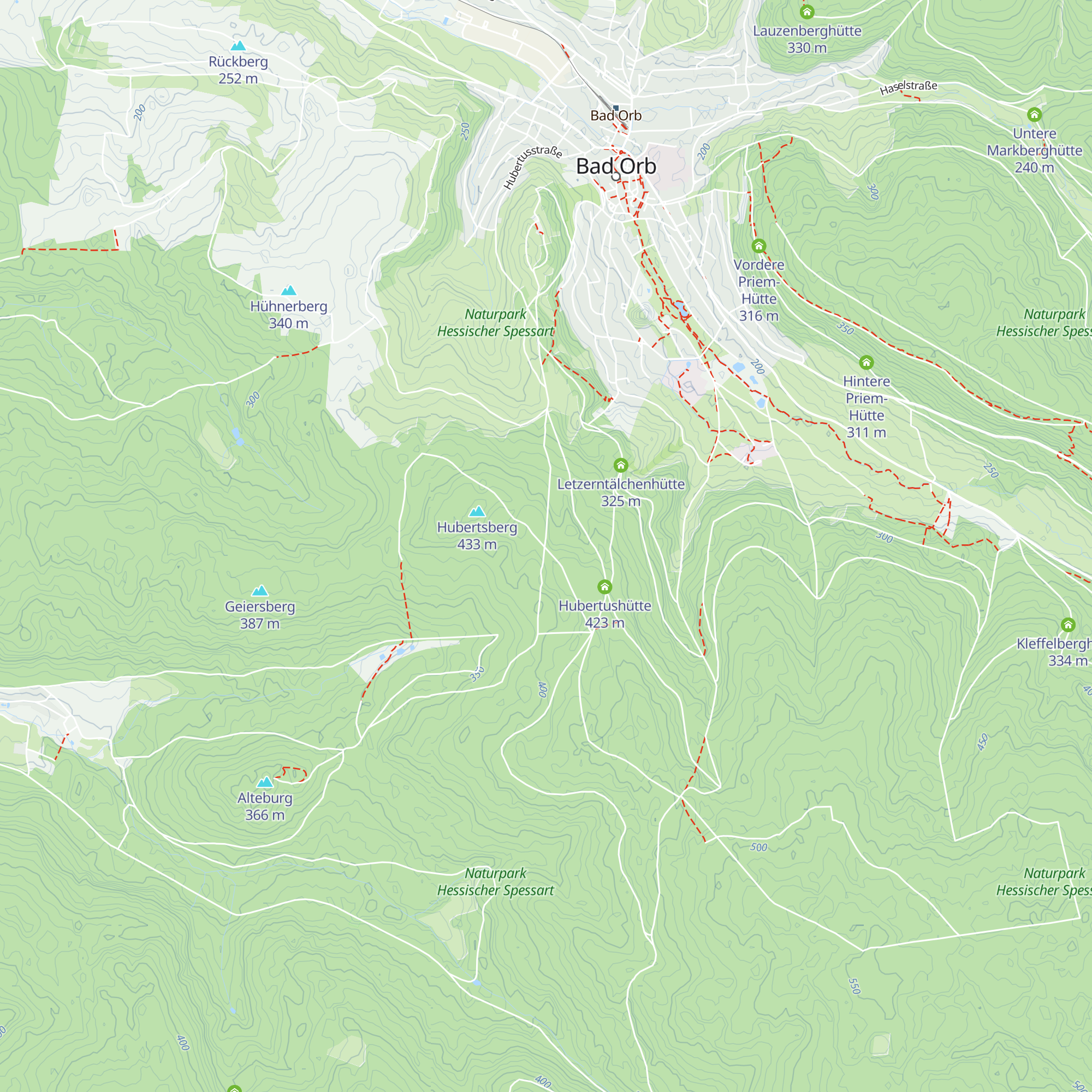 Schutzhütte Hörders Stein map