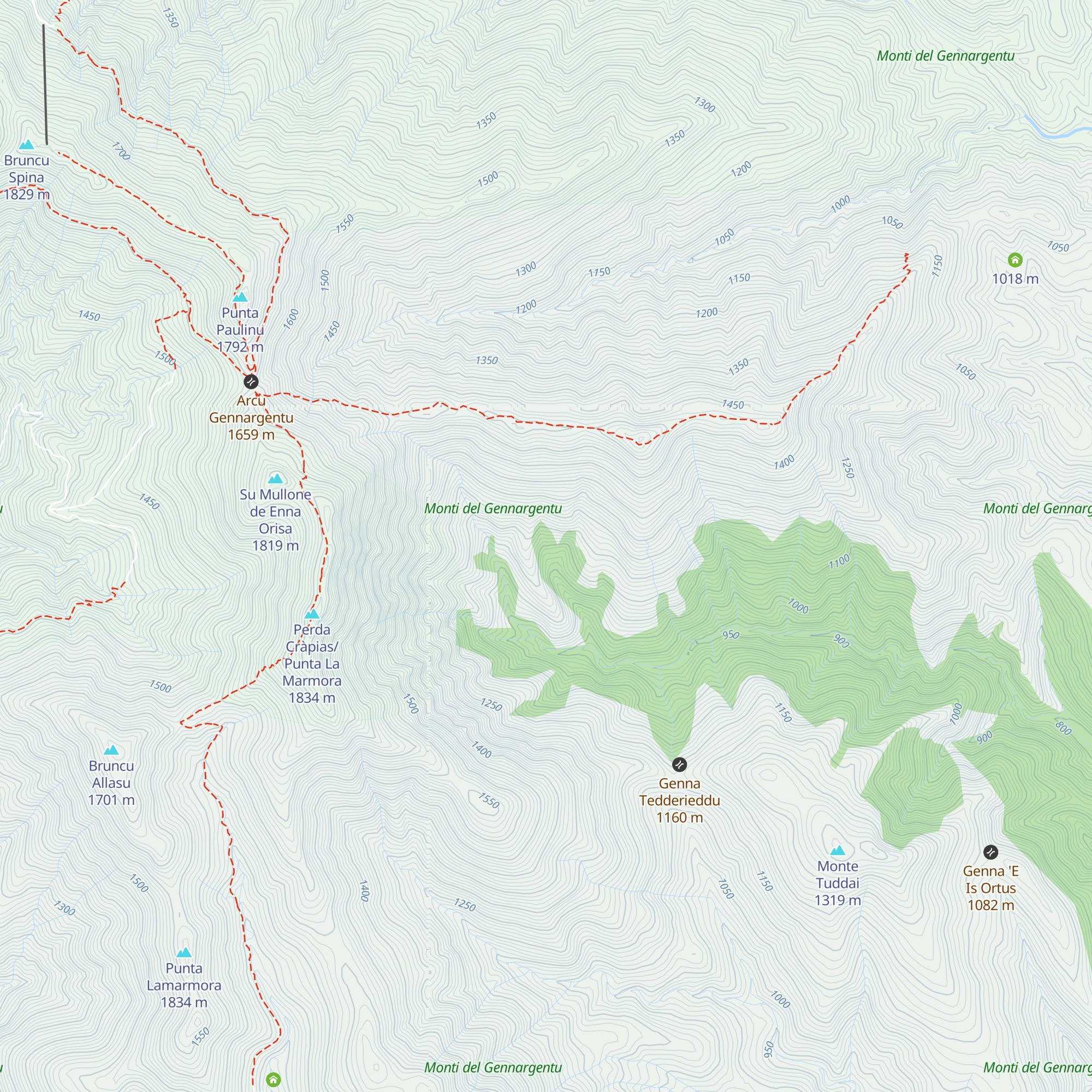 Rifugio Erbelathori map