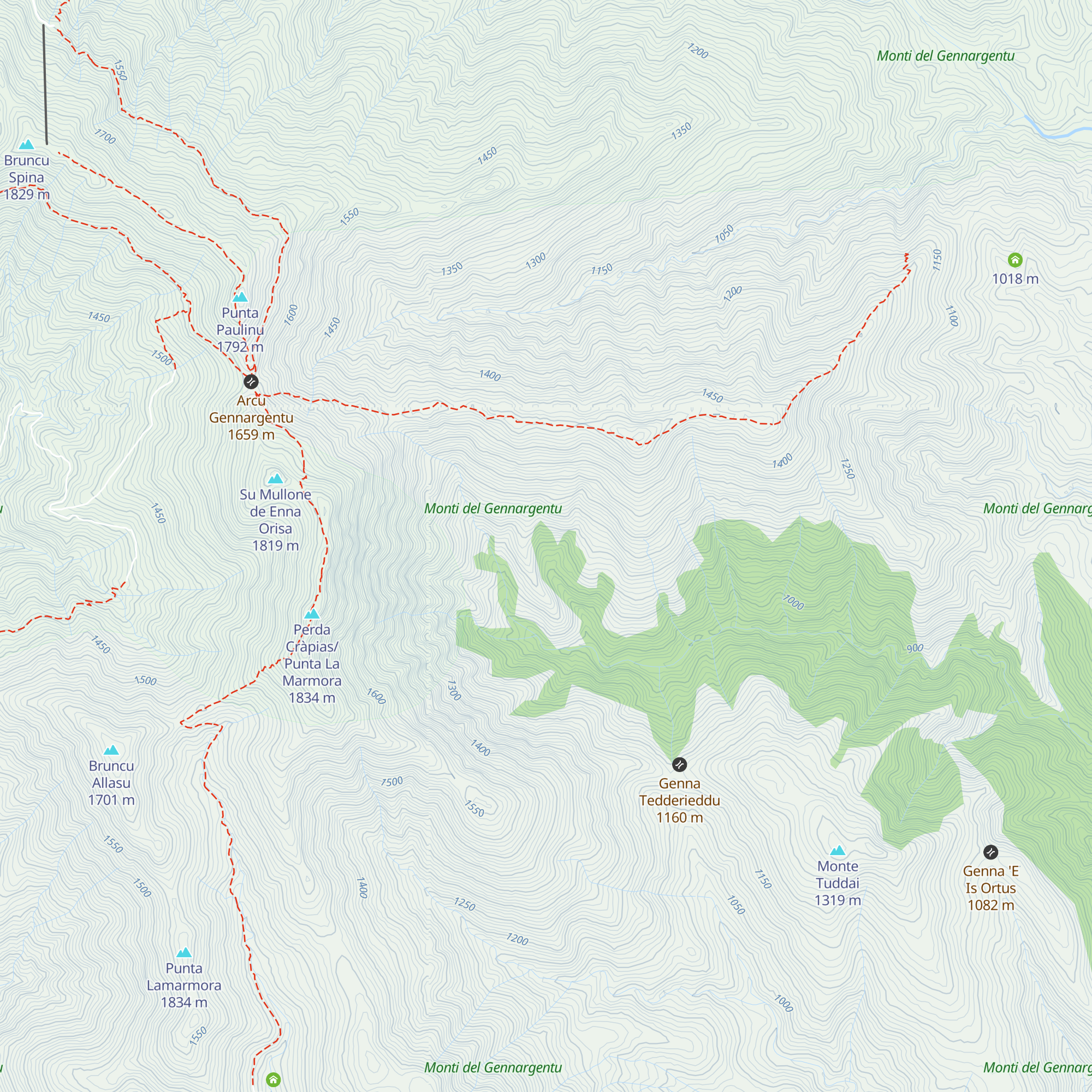Rifugio Erbelathori map