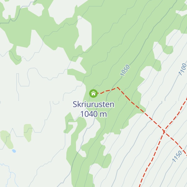 Map of Skriurusten