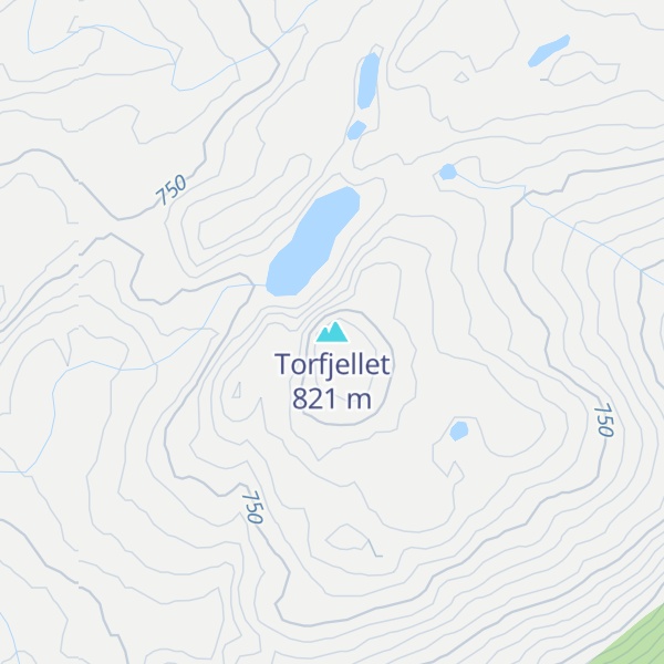 Map of Torfjellet