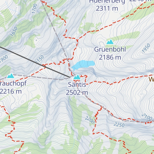 Map of Säntis