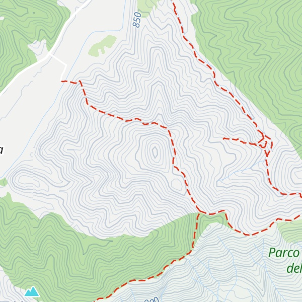 Map of Monte Gosciona
