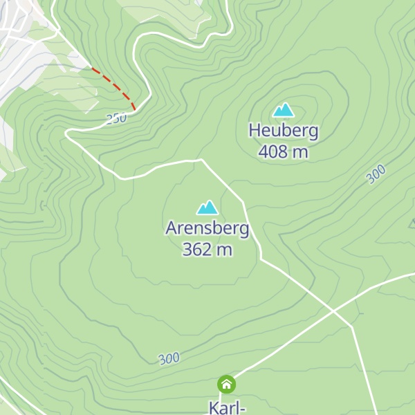 Map of Arensberg