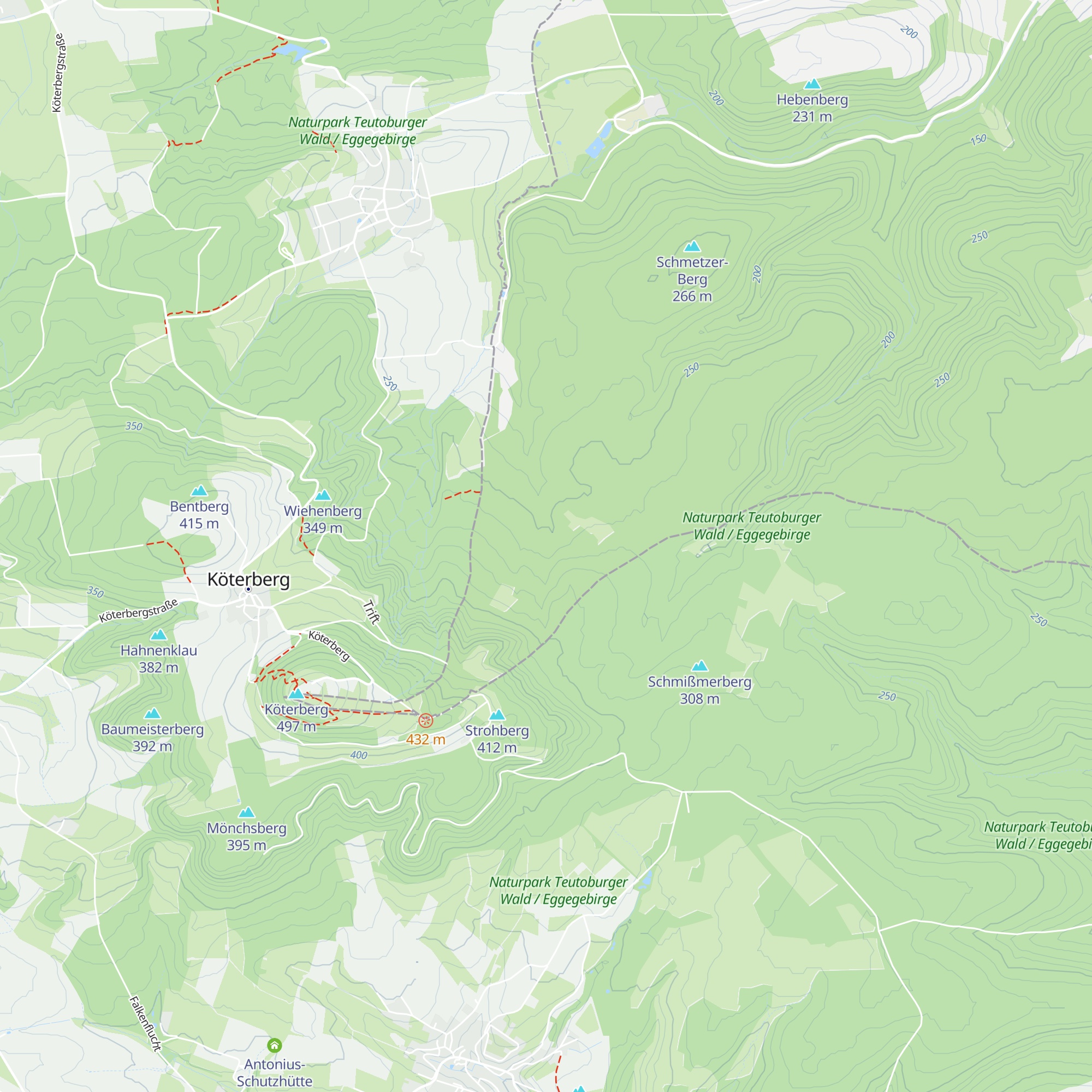 Dreieckhütte map