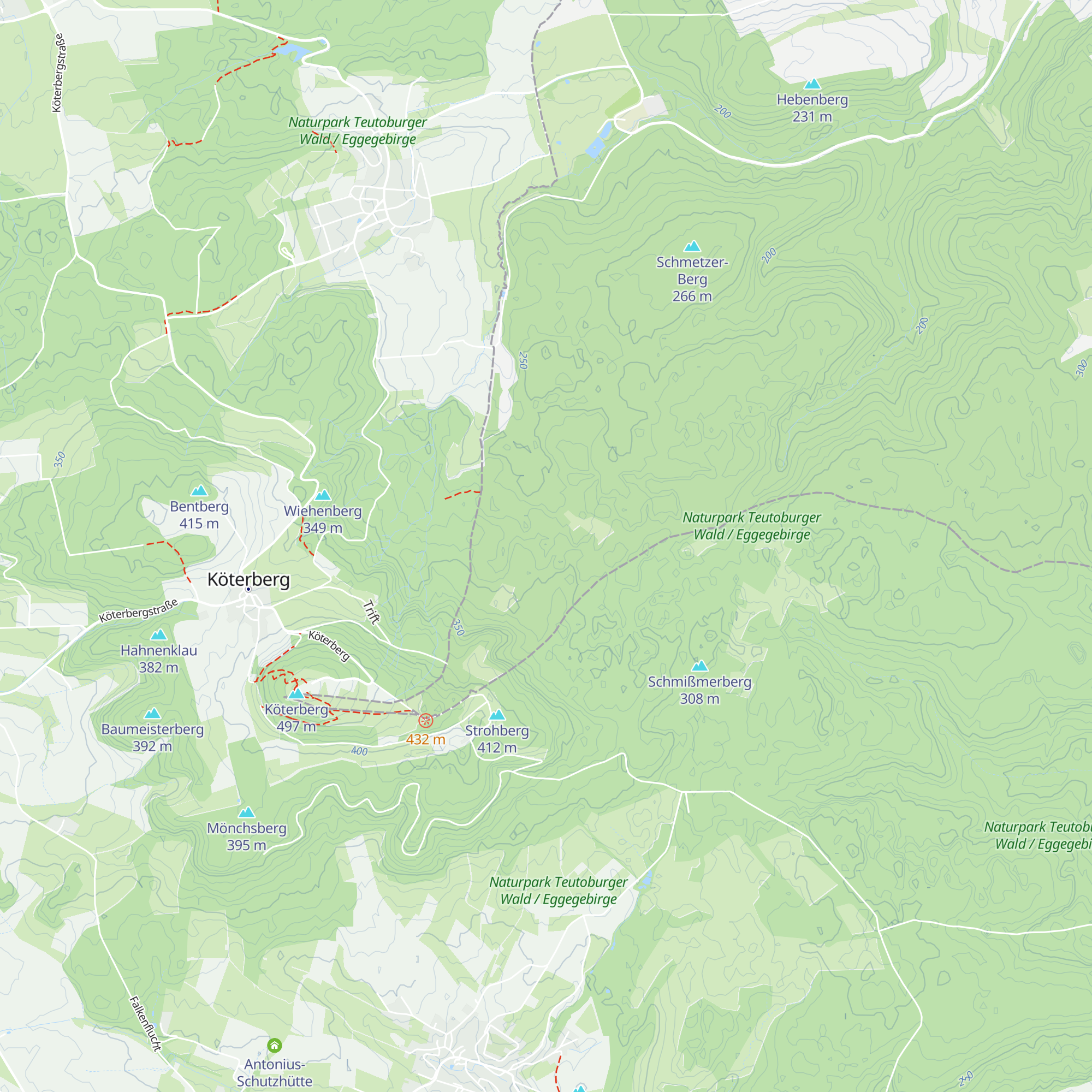 Dreieckhütte map
