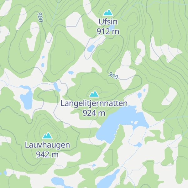 Map of Langelitjernnatten
