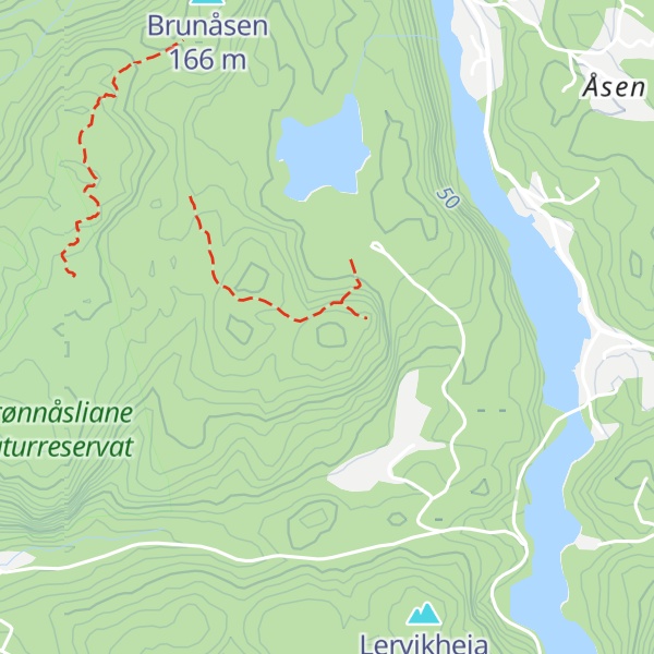 Map of Skibufjell