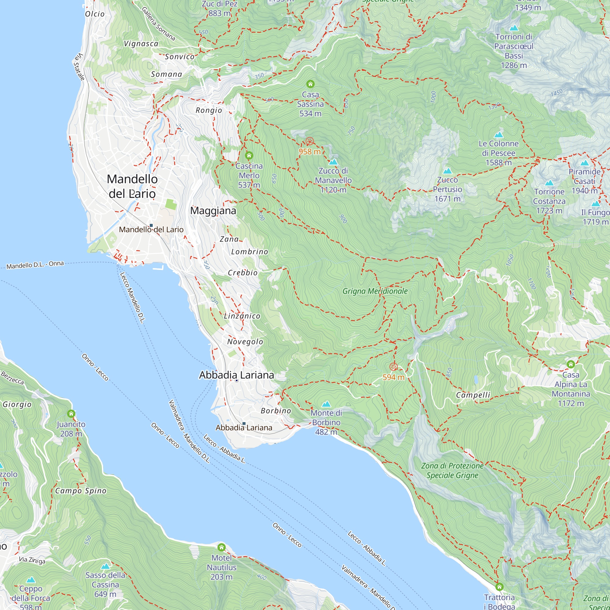 Cascina Fiasco map