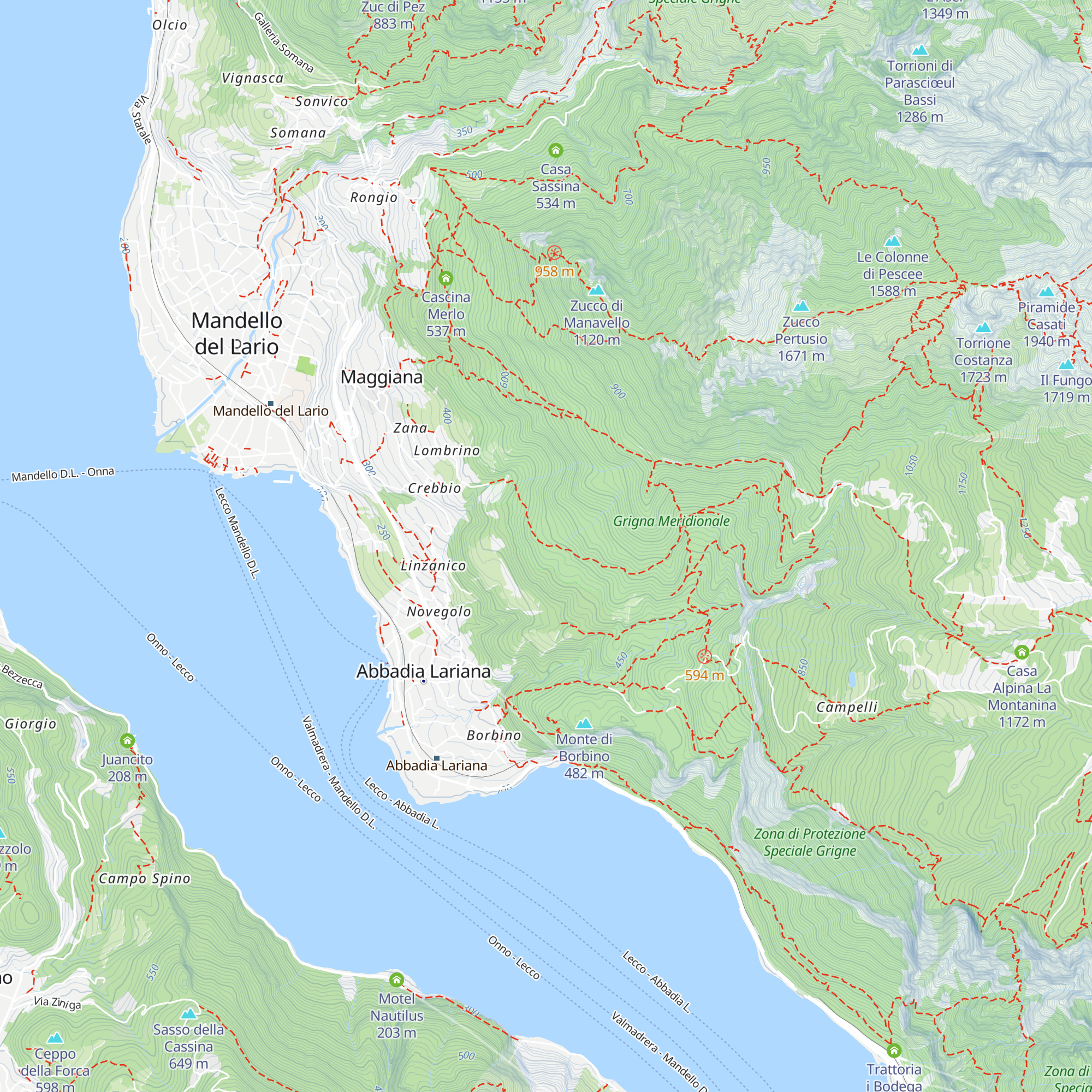 Cascina Fiasco map