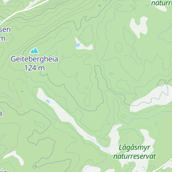Map of Lågåsheia