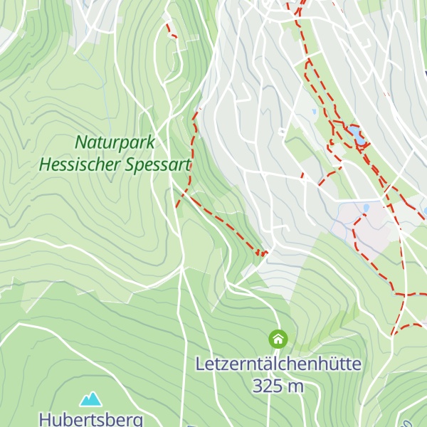 Map of Scherf-Hütte