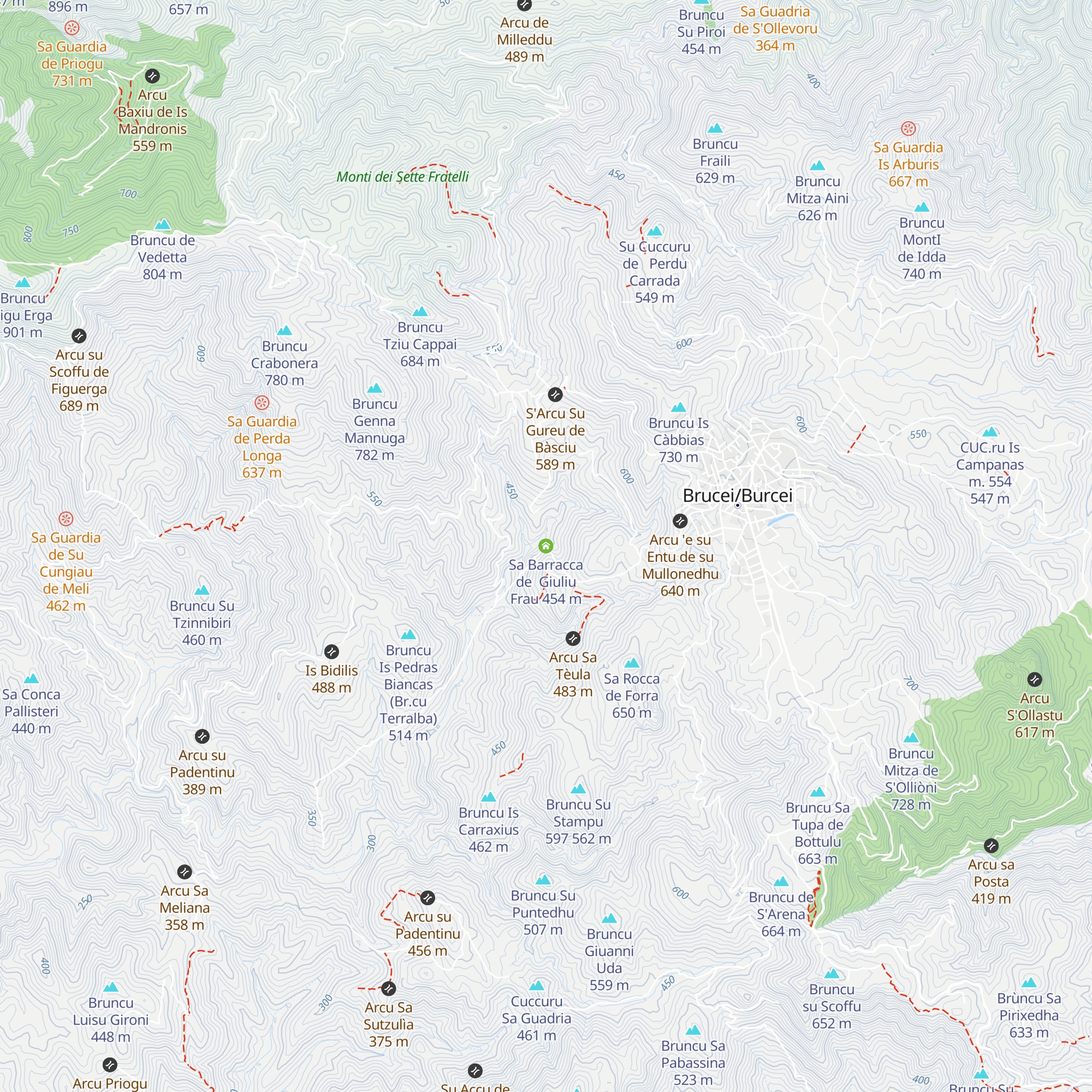 Sa Barracca de  Giuliu Frau map