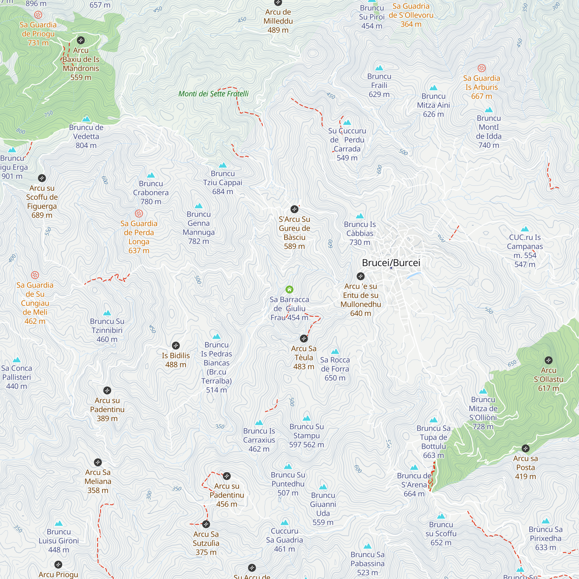 Sa Barracca de  Giuliu Frau map