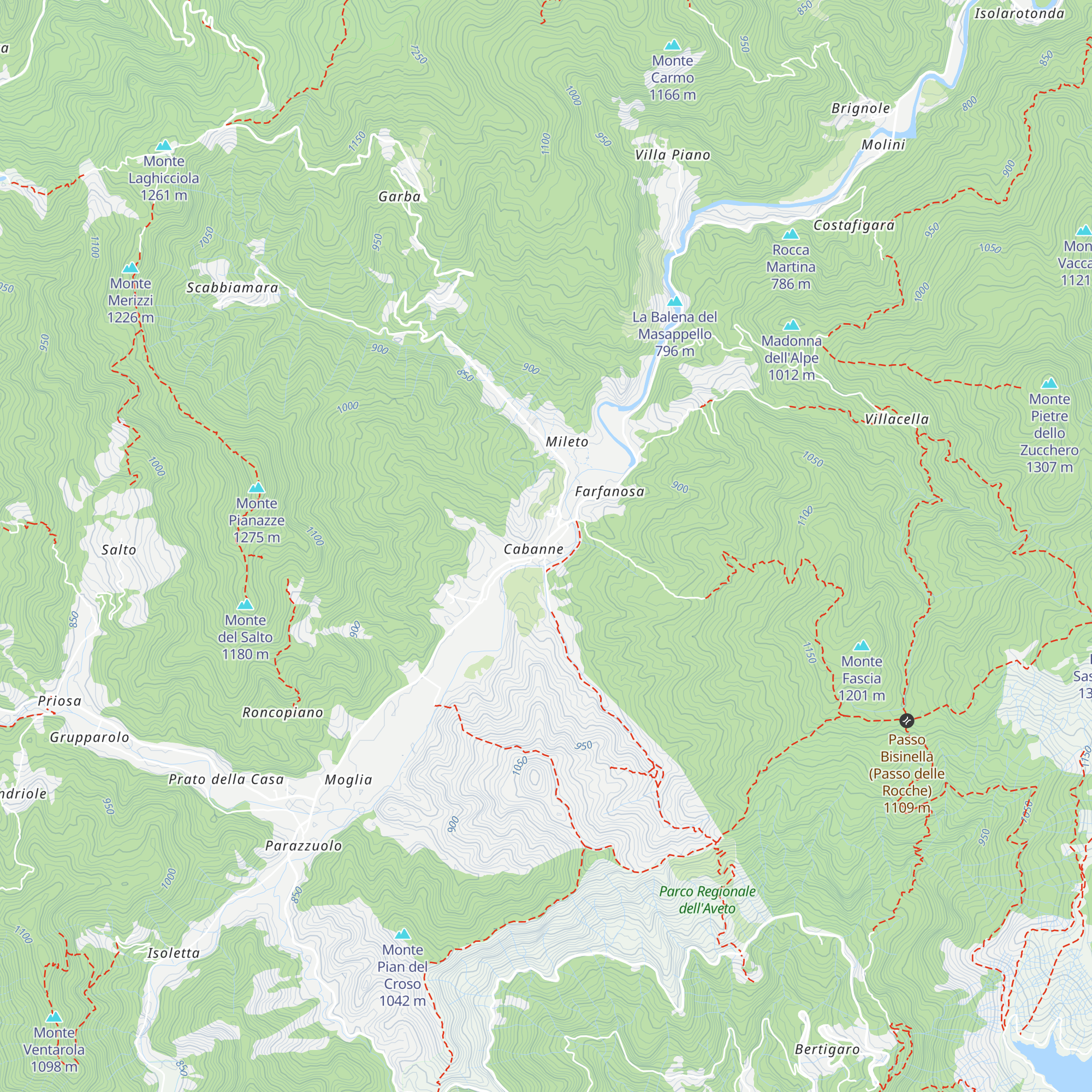 Punto Tappa AVMM rifugio Cabanne map