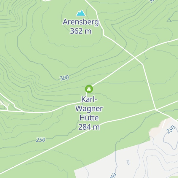 Map of Karl-Wagner Hütte