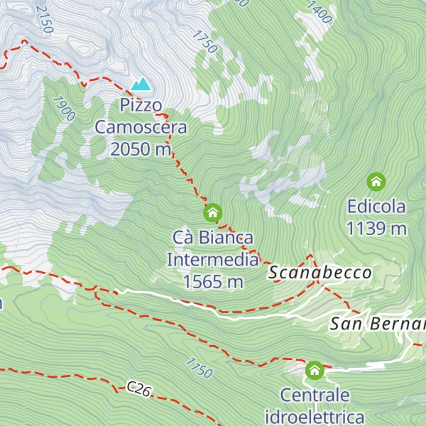 Map of Cà Bianca Intermedia