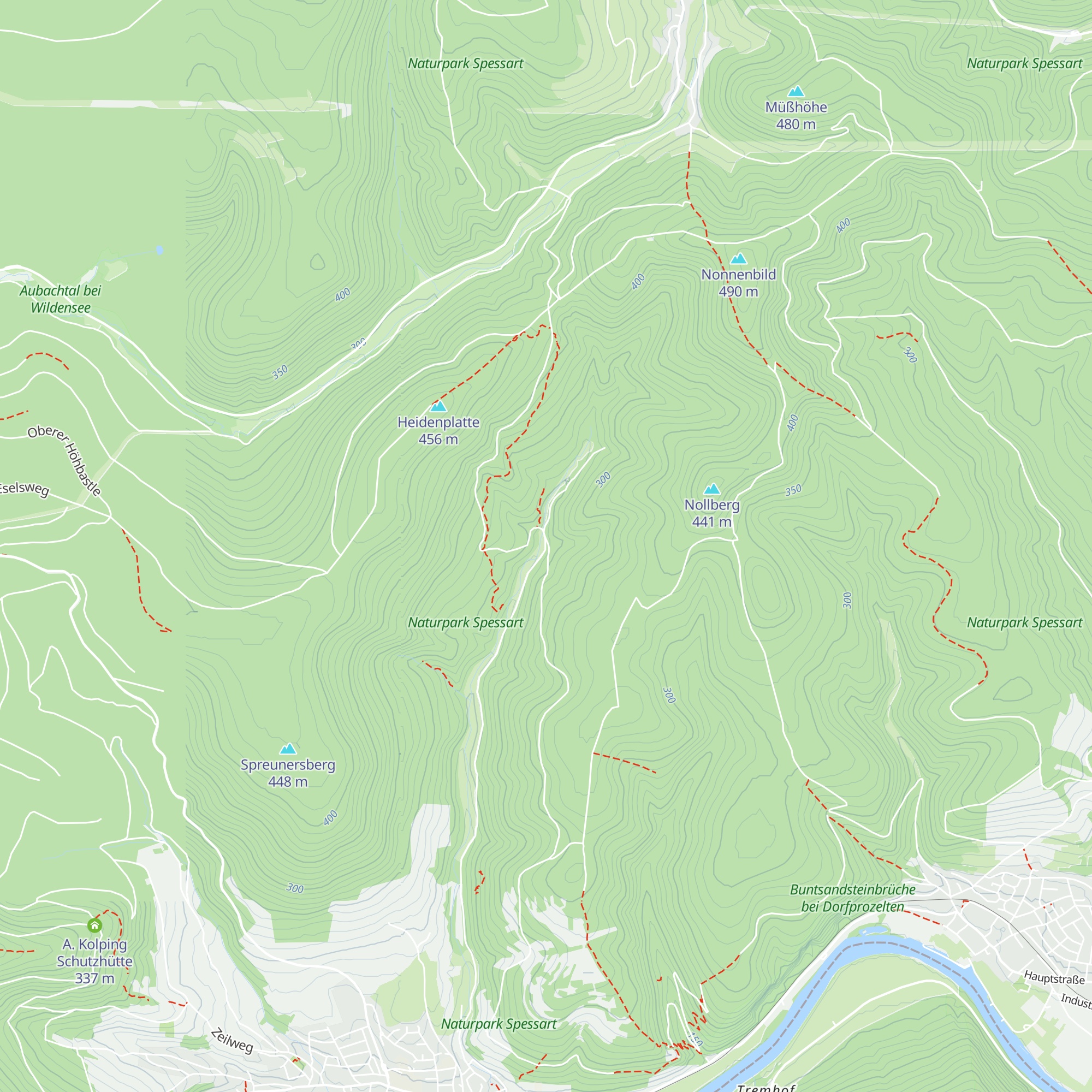 Lochtelhütte map