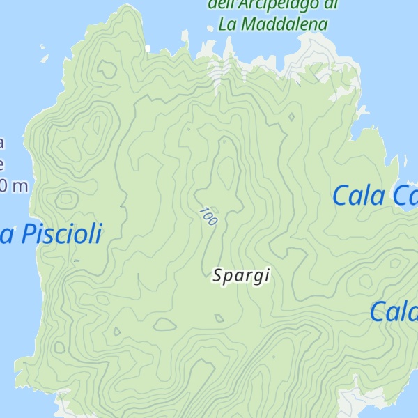 Map of Punta Padule