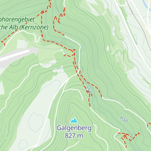 Map of Höllenlochhütte